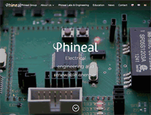 Tablet Screenshot of phineal.com